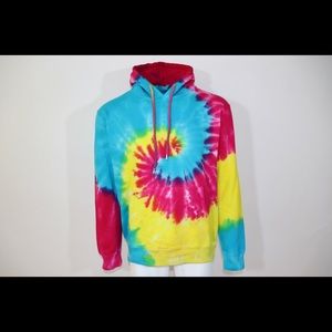Tie-Dye Heavy Blend Fleece Hooded SweatShi…